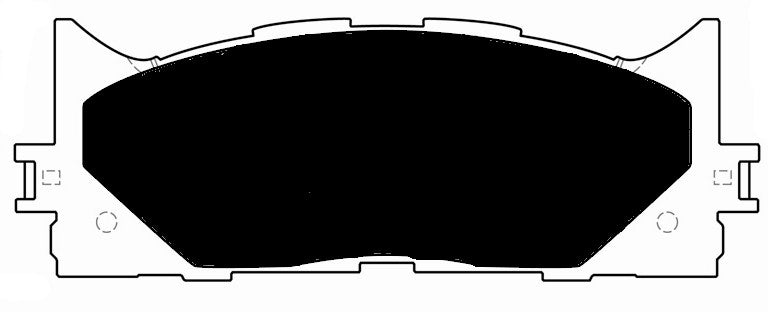 Porterfield Brake Pads for 2015 LEXUS ES 350
