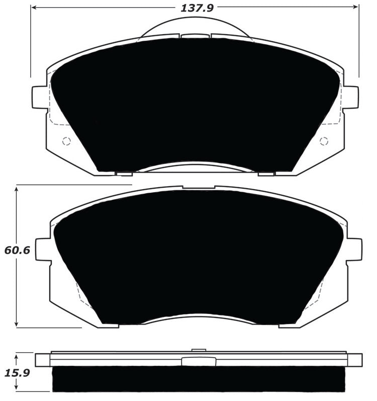 Porterfield Brake Pads for 2014 HYUNDAI TUCSON FWD