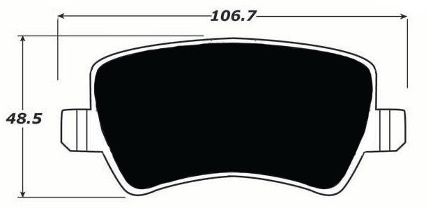 Porterfield Brake Pads for 2013 VOLVO XC70 W/316MM FRONT DISC
