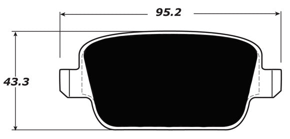 Porterfield Brake Pads for 2008 VOLVO S80 Fwd 300mm Front Disc w/Manual PB