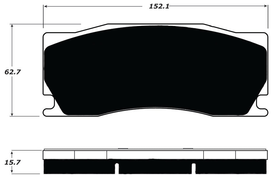 Porterfield Brake Pads for 2014 JAGUAR XKR S w/Alcon Brake Pkg.