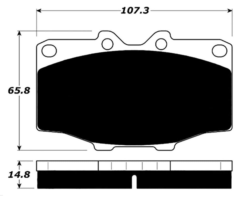 Porterfield Brake Pads for 1980 TOYOTA LANDCRUISER