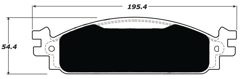Porterfield Brake Pads for 2010 LINCOLN MKT