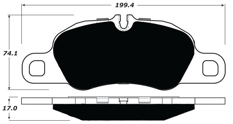 Porterfield Brake Pads for 2016 PORSCHE Boxster