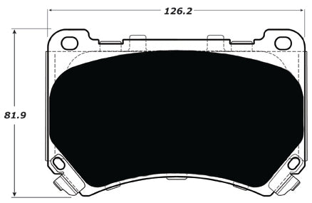 Porterfield Brake Pads for 2013 HYUNDAI GENESIS SEDAN V8