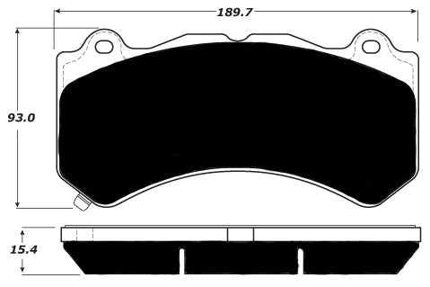 Porterfield Brake Pads for 2017 CHEVROLET CORVETTE Grand Sport