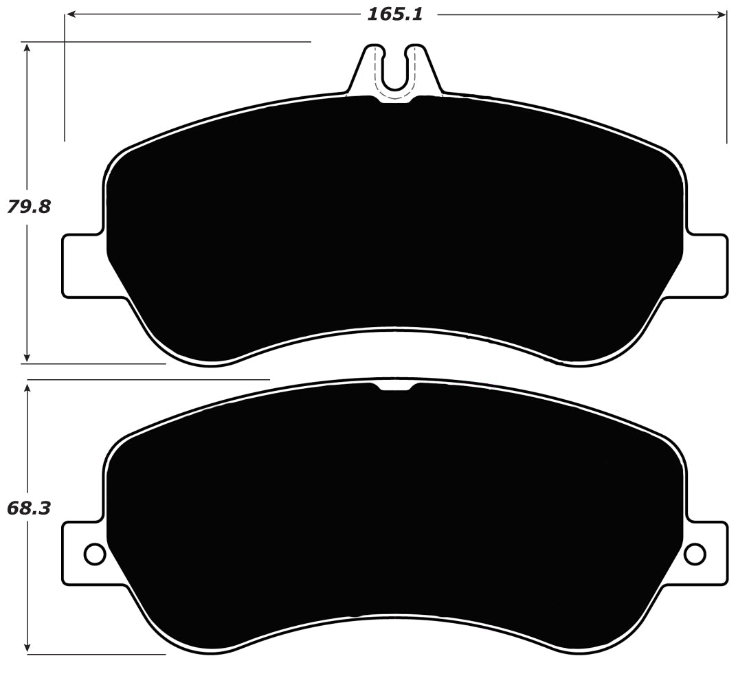 Porterfield Brake Pads for 2015 MERCEDES-BENZ GLK250