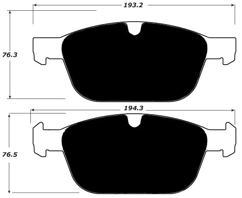 Porterfield Brake Pads for 2011 VOLVO XC90 w/328mm Front Disc