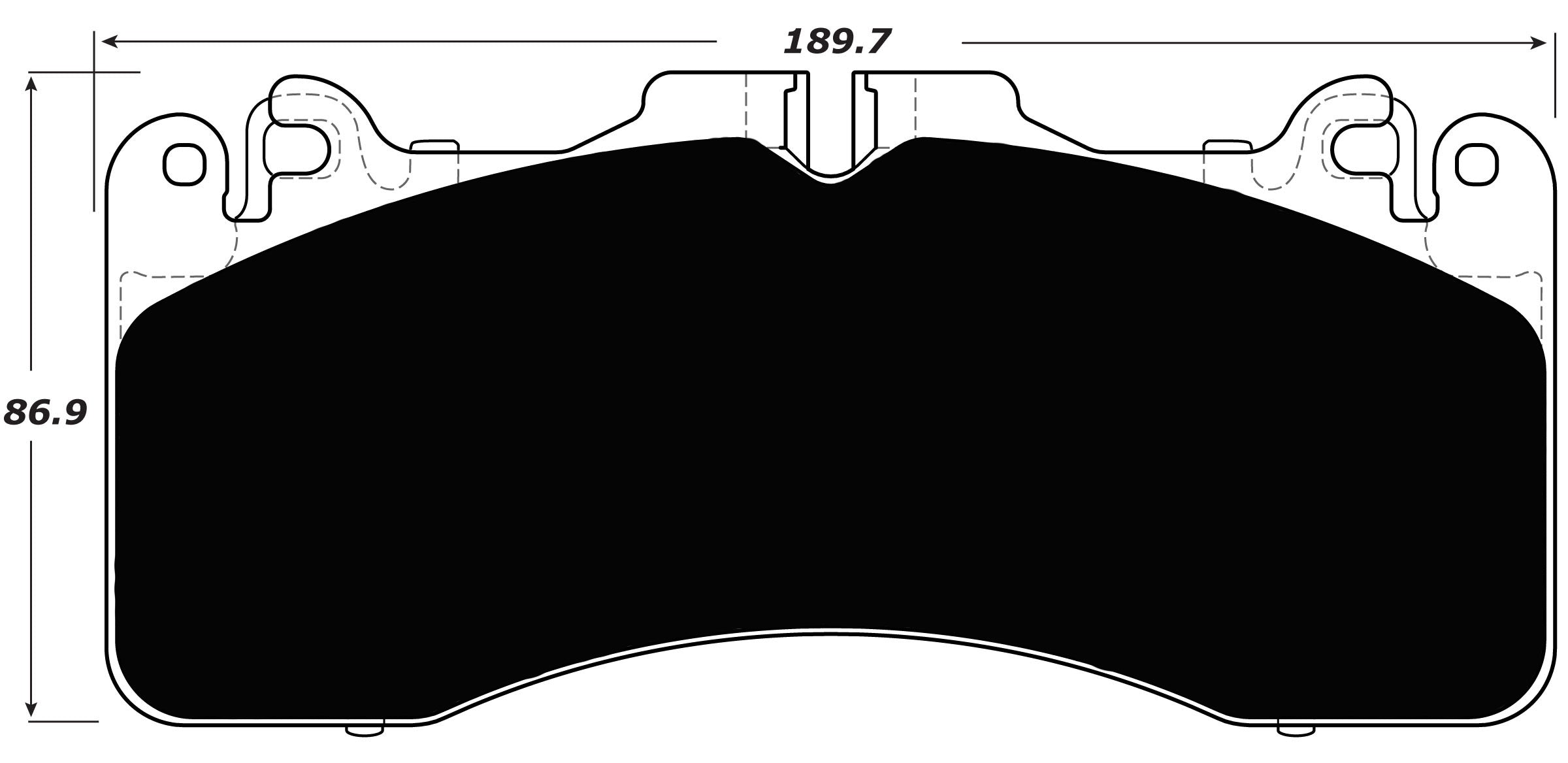 Porterfield Brake Pads for 2013 LEXUS LS 460L w/Sport Pkg