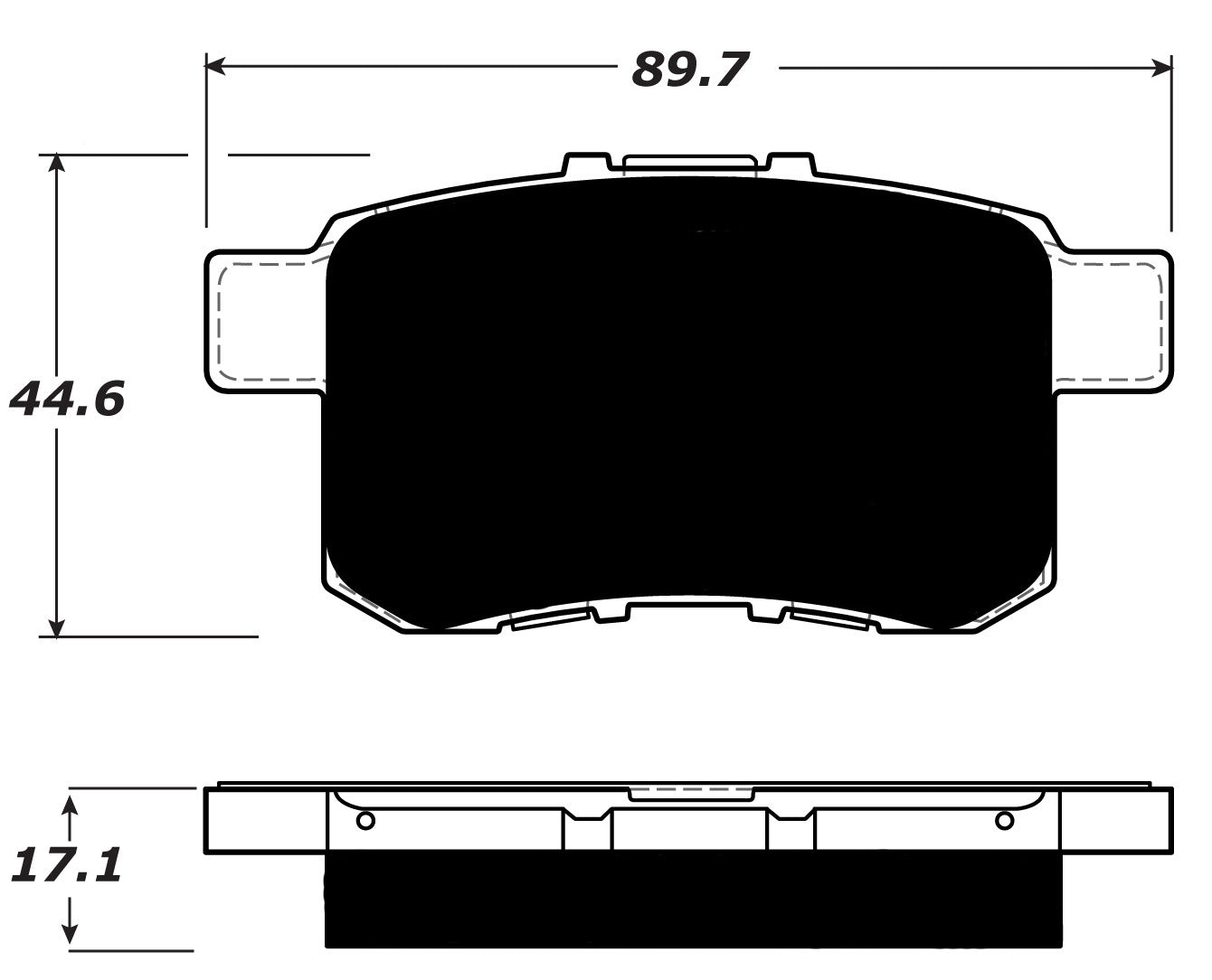 Porterfield Brake Pads for 2011 HONDA ACCORD Sedan LX