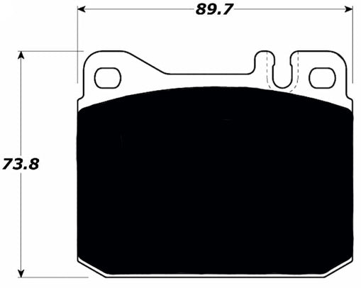 Porterfield Brake Pads for 1991 MERCEDES-BENZ 500SEL