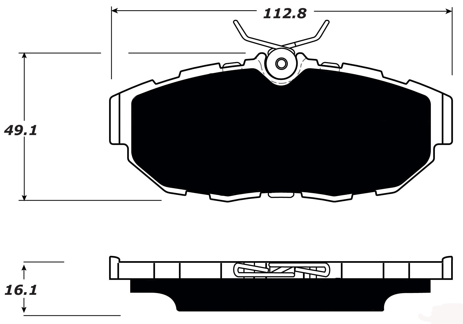 Porterfield Brake Pads for 2013 FORD MUSTANG w/Perf. Brake Pkg.