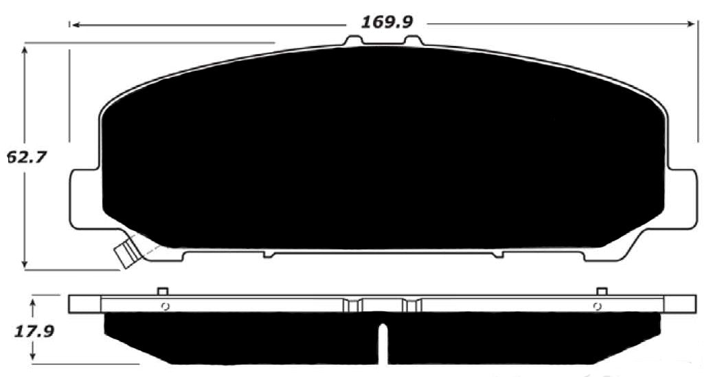 Porterfield Brake Pads for 2016 NISSAN ARMADA