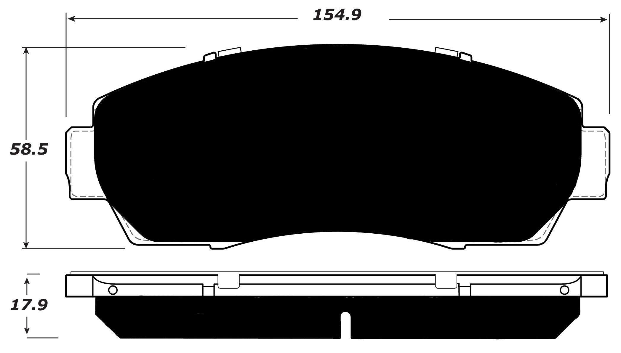 Porterfield Brake Pads for 2016 HONDA CRV -AWD