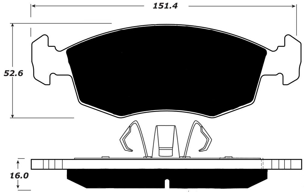 Porterfield Brake Pads for 2013 FIAT 500