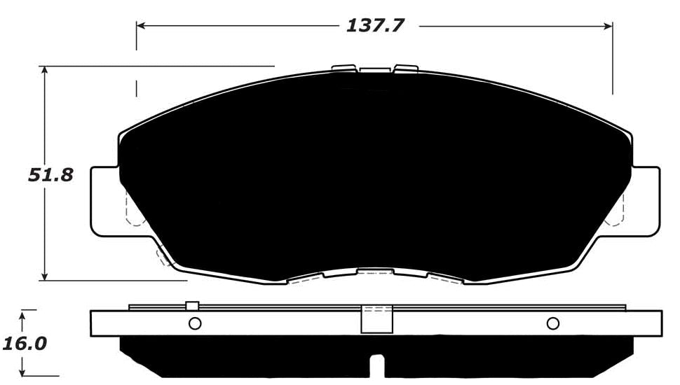 Porterfield Brake Pads for 2013 HONDA CIVIC Coupe DX