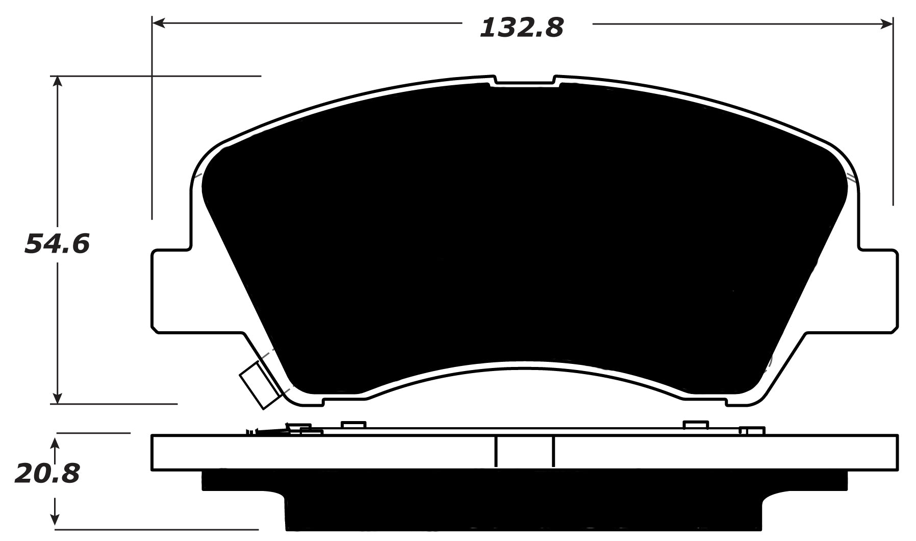 Porterfield Brake Pads for 2014 KIA RIO