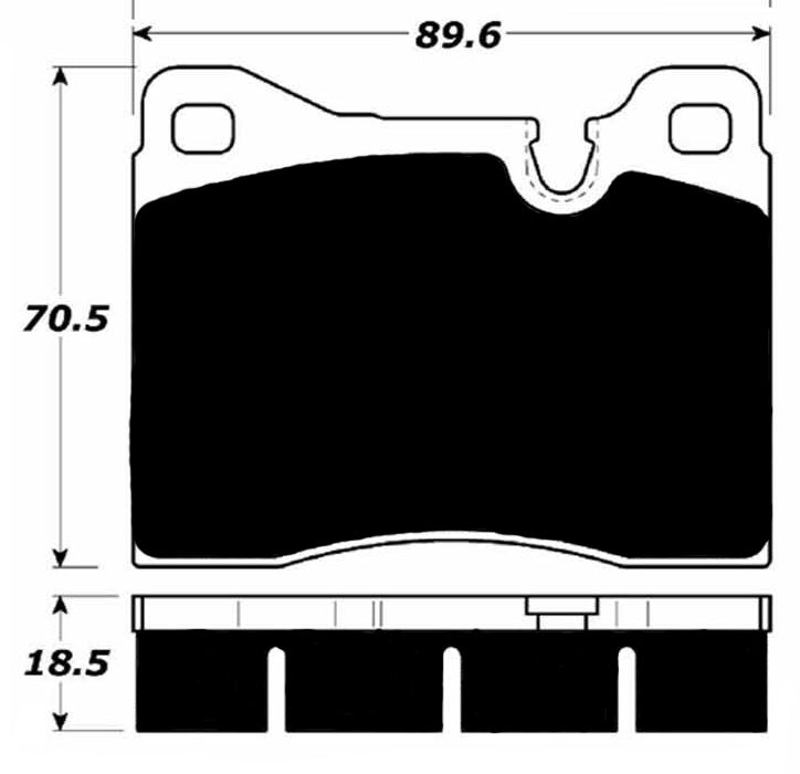 Porterfield Brake Pads for 1983 BMW 733I