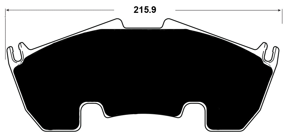 Porterfield Brake Pads for 2010 MERCEDES-BENZ SLR