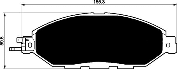 Porterfield Brake Pads for 2013 NISSAN PATHFINDER