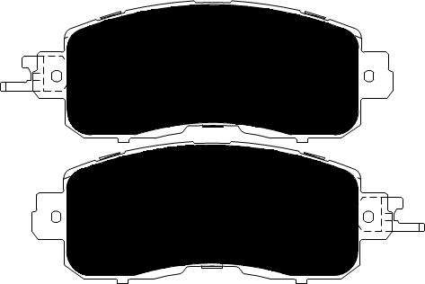 Porterfield Brake Pads for 2017 NISSAN LEAF
