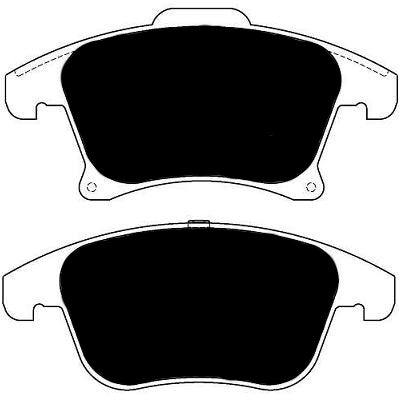 Porterfield Brake Pads for 2014 LINCOLN MK Z