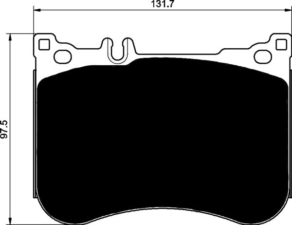 Porterfield Brake Pads for 2017 MERCEDES-BENZ S550