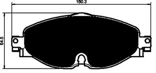 Porterfield Brake Pads for 2016 VOLKSWAGEN GOLF - 4 Door