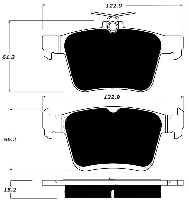 Porterfield Brake Pads for 2018 VOLKSWAGEN ATLAS
