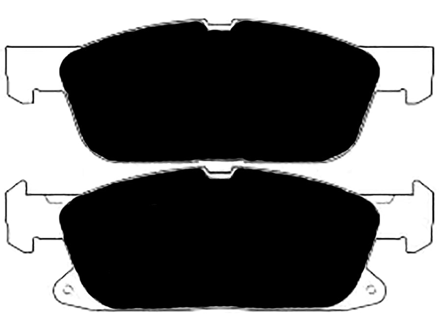 Porterfield Brake Pads for 2018 LINCOLN MK X