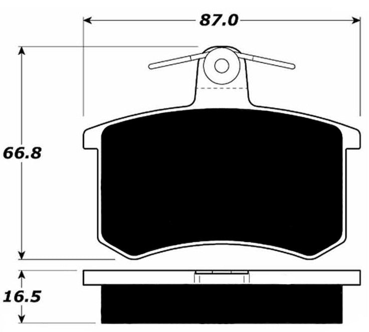 Porterfield Brake Pads for 1990 AUDI 80 Quattro