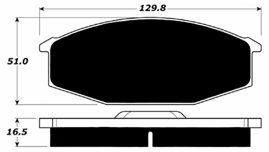 Porterfield Brake Pads for 1981 NISSAN 280ZX