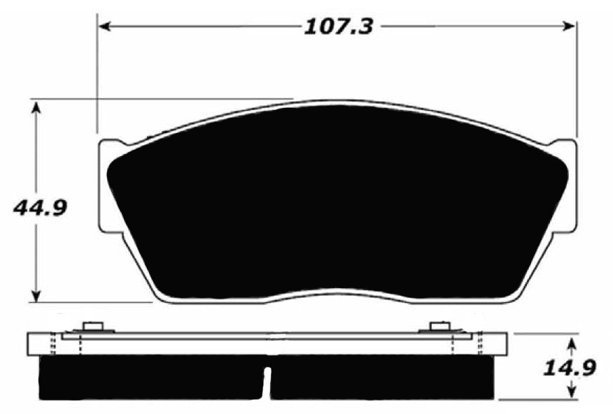 Porterfield Brake Pads for 1986 HONDA CIVIC 1.5L OR 1.6L