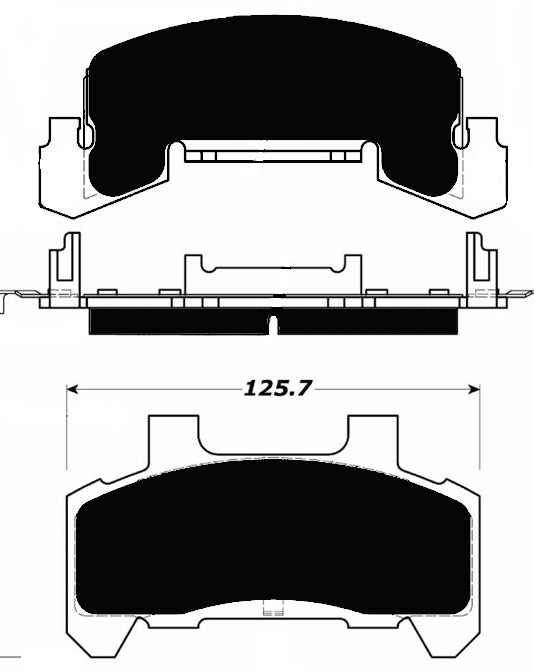 Porterfield Brake Pads for 1982 CHEVROLET CAVALIER