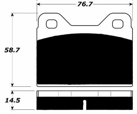 Porterfield Brake Pads for 1971 BMW 1800