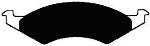 Porterfield Brake Pads for 1987 FORD TAURUS Rear Disc w/phenolic piston