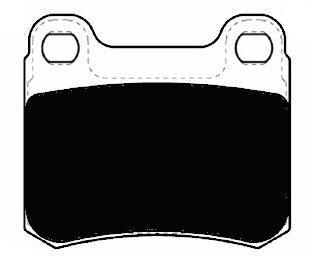 Porterfield Brake Pads for 1993 MERCEDES-BENZ 190E 2.3L w/o ASR