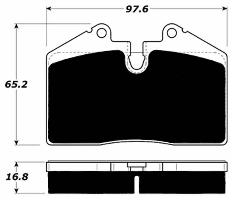 Porterfield Brake Pads for 1989 FERRARI 348 TS