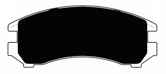 Porterfield Brake Pads for 1991 SUZUKI SWIFT 3 Door GTi
