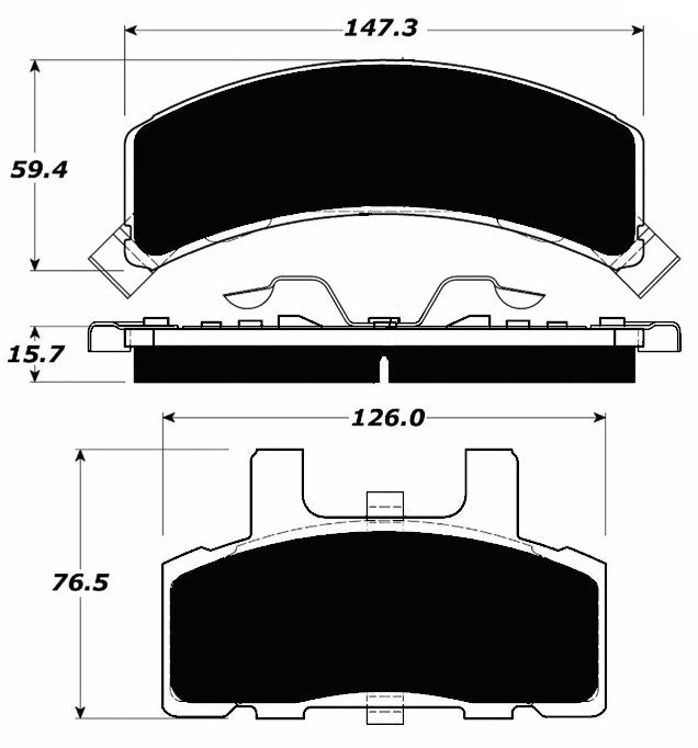 Porterfield Brake Pads for 1997 GMC YUKON 2WD