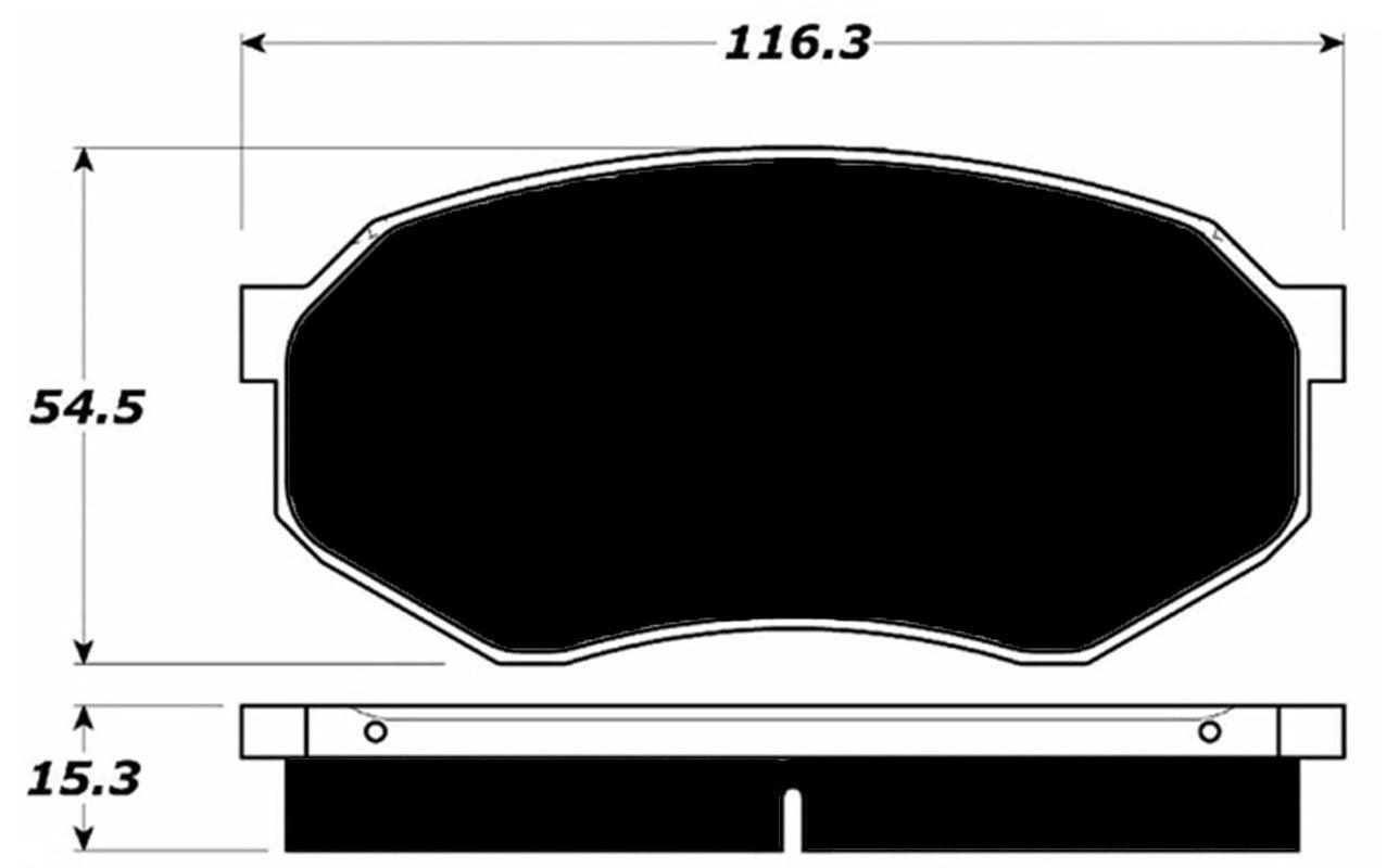 Porterfield Brake Pads for 1992 TOYOTA CRESSIDA