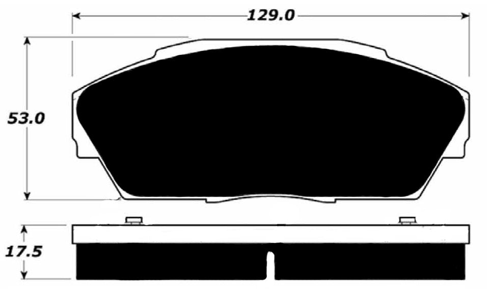 Porterfield Brake Pads for 1990 ACURA INTEGRA