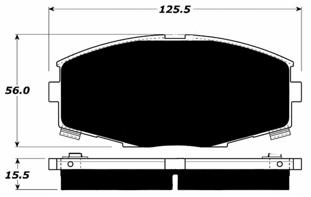 Porterfield Brake Pads for 1992 TOYOTA SUPRA