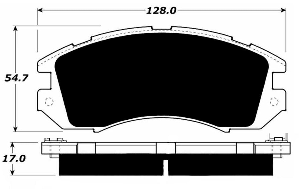 Porterfield Brake Pads for 1993 SUBARU IMPREZA WAGON Rear Drum Brakes