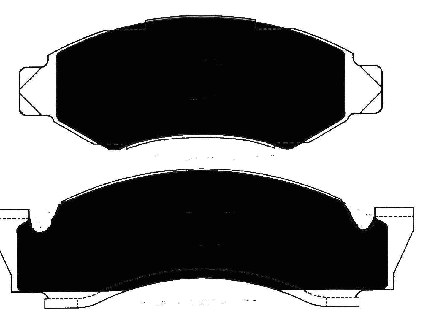 Porterfield Brake Pads for 1976 FORD THUNDERBIRD R/Disc