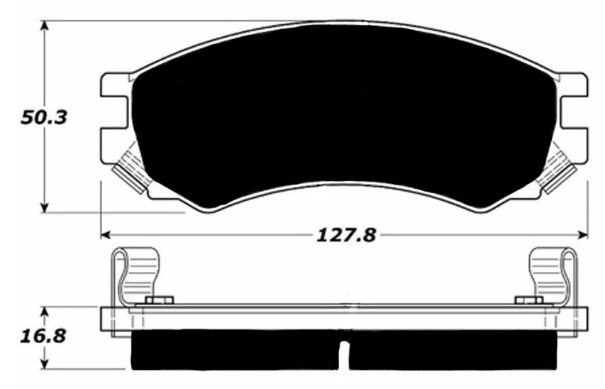 Porterfield Brake Pads for 1994 SATURN S SERIES - COUPE SC, SEDAN SL, W