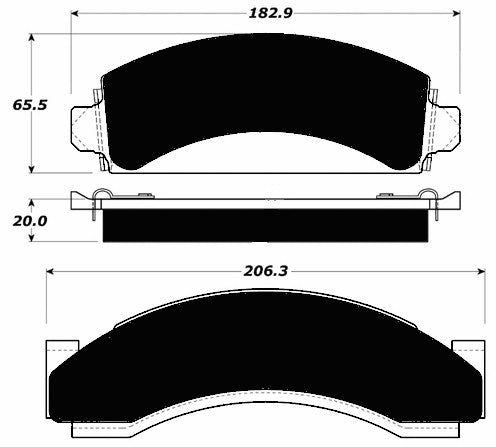 Porterfield Brake Pads for 1992 CHEVROLET C3500 2WD DRW Rear Disc