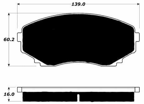 Porterfield Brake Pads for 2003 MAZDA MPV