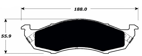 Porterfield Brake Pads for 1995 MERCURY VILLAGER