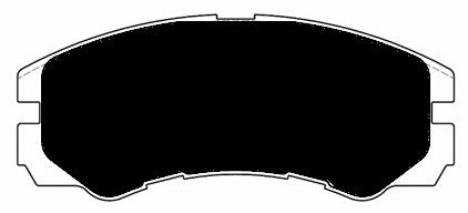 Porterfield Brake Pads for 1996 HONDA PASSPORT 4cyl